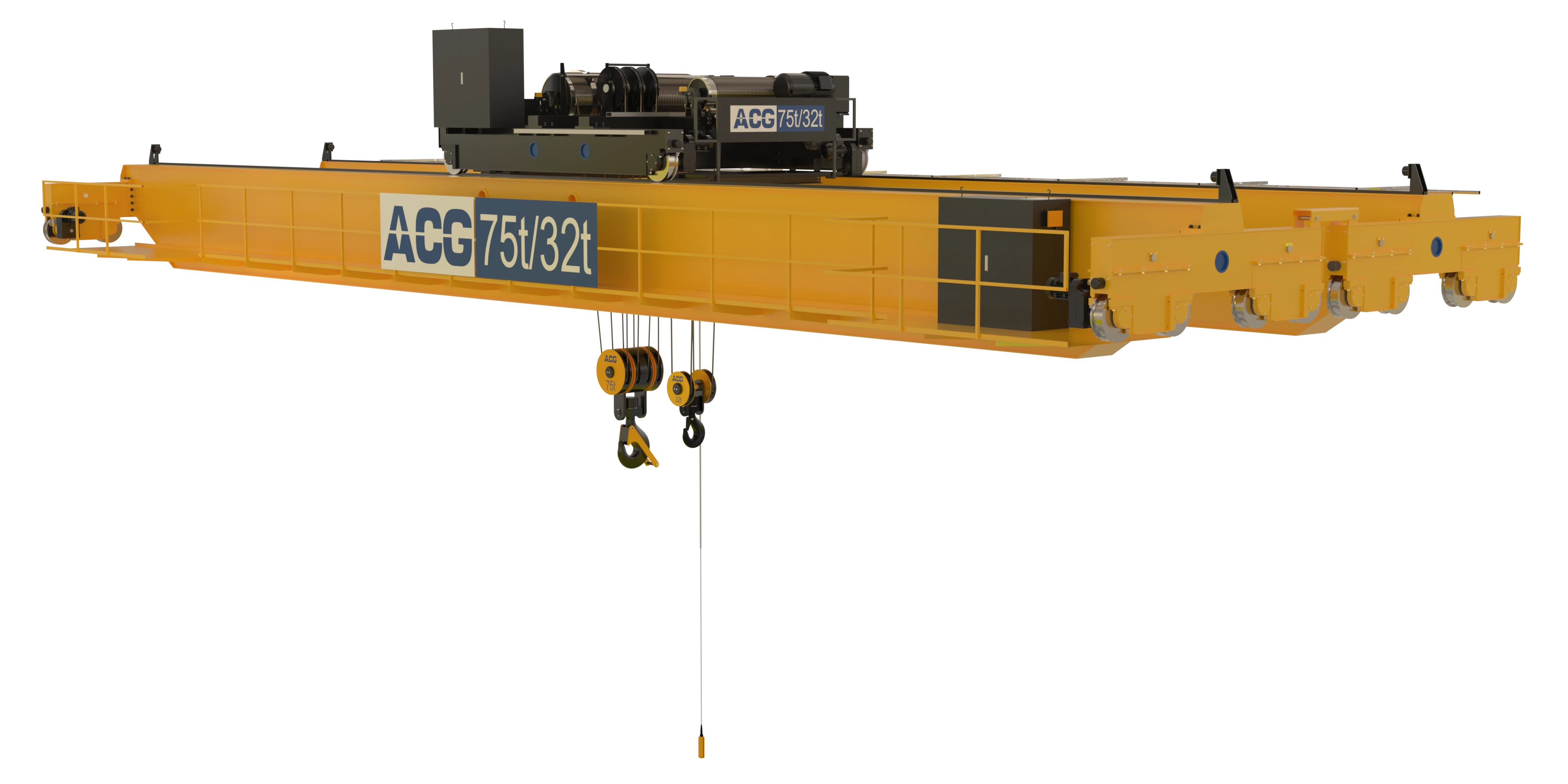 رندر جرثقیل سقفی دو پل ACG