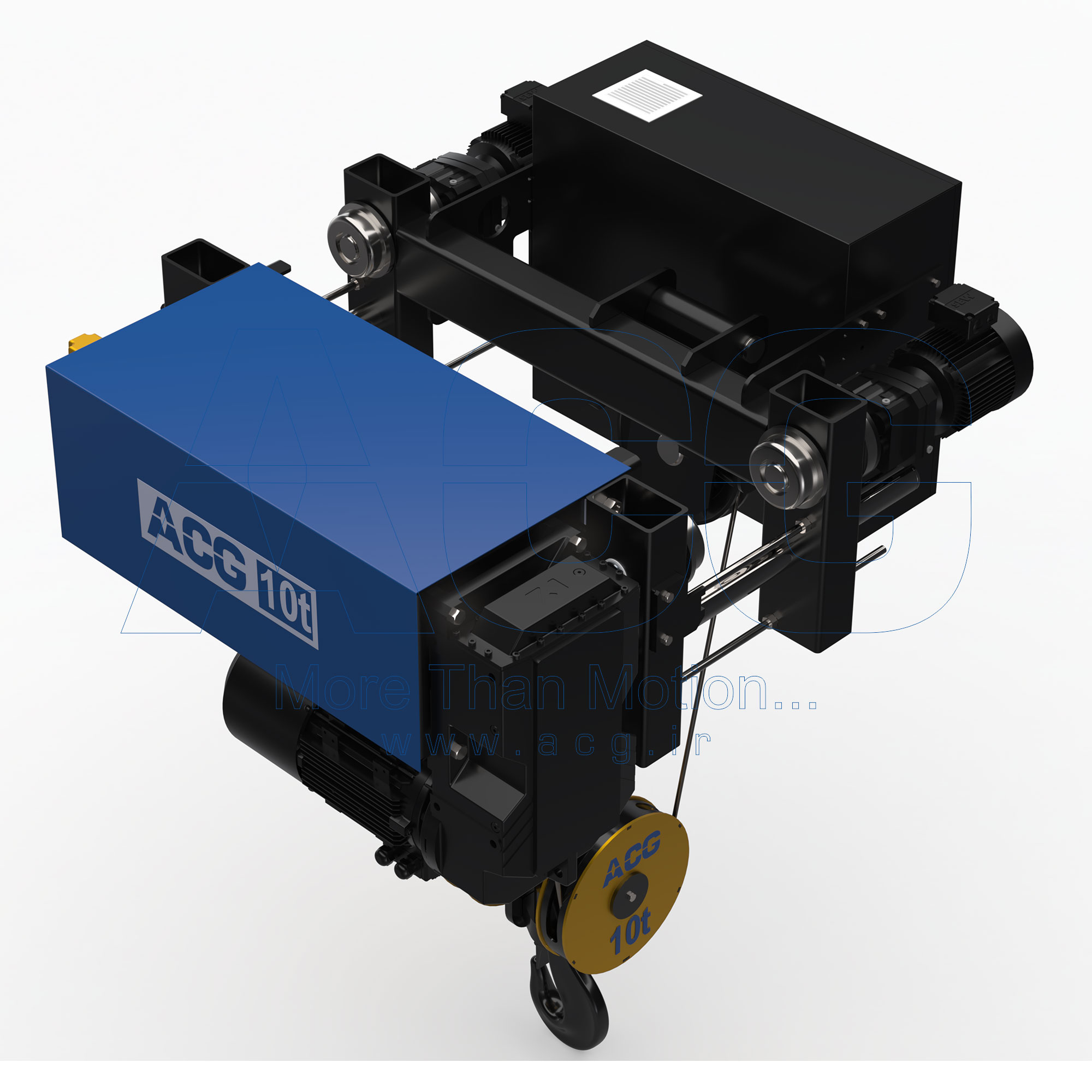 ACG Wire Rope Hoist Render 3